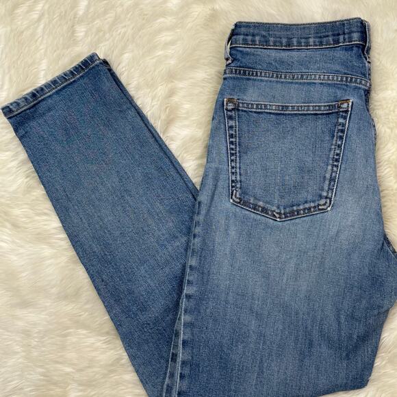 Everlane The Cheeky Blue Medium Wash Denim Women's Ankle Jeans Size 27 - Picture 11 of 11